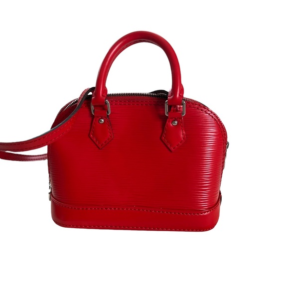 LV Louis Vuitton Red Epi Alma Nano - Picture 3 of 9